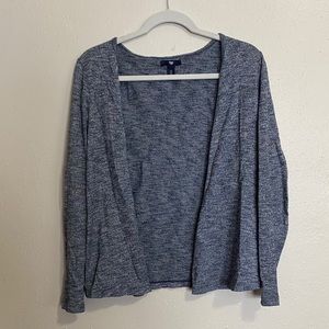 GAP speckled blue cardigan sweater